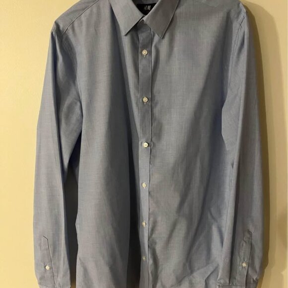 H&M Men shirt - Blue - Picture 2 of 3